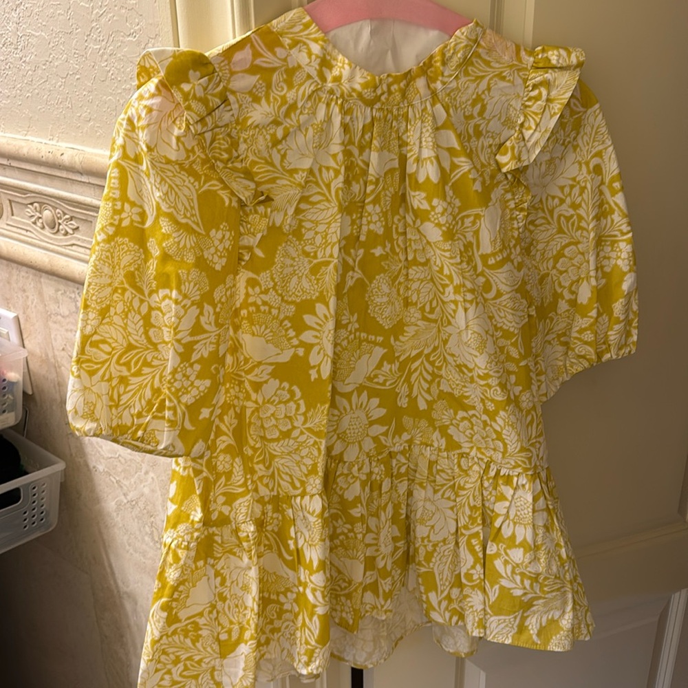 Zara ruffle detail top